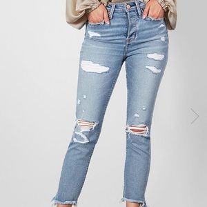 High rise jeans